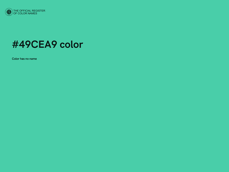 #49CEA9 color image