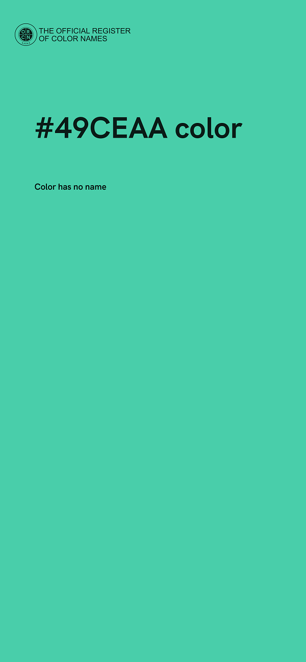 #49CEAA color image