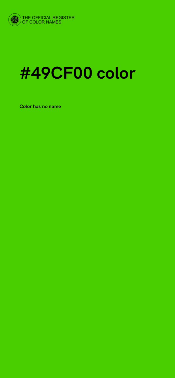 #49CF00 color image