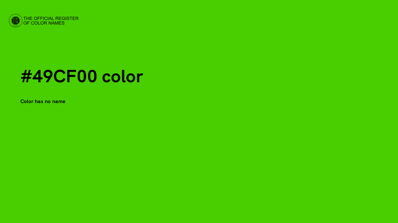 #49CF00 color image