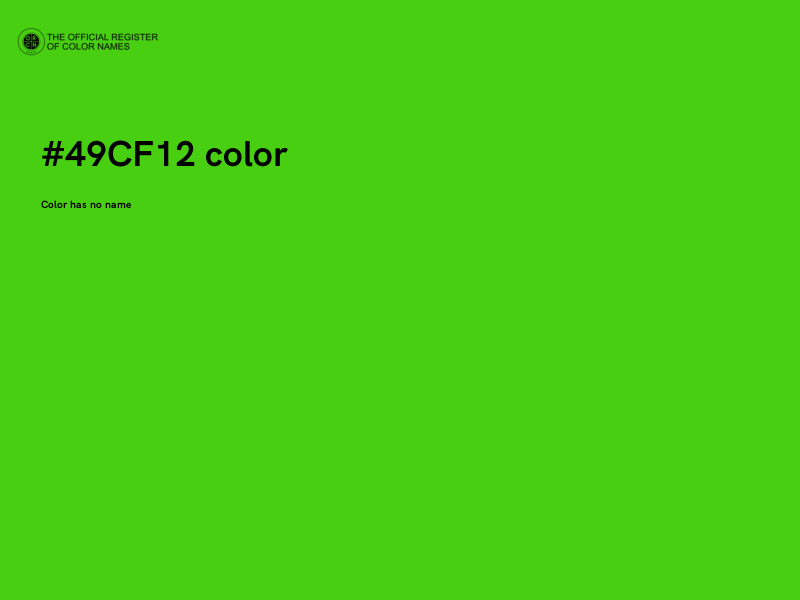 #49CF12 color image