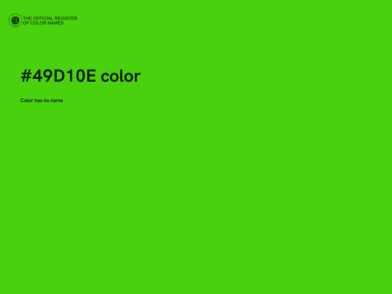 #49D10E color image