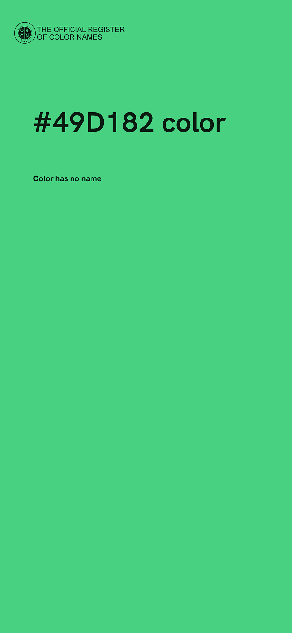 #49D182 color image