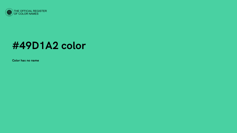#49D1A2 color image