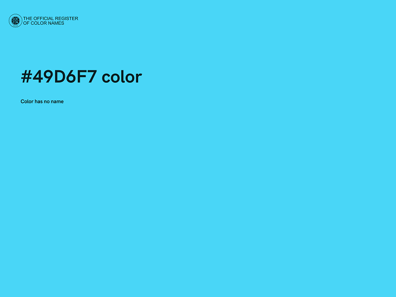 #49D6F7 color image