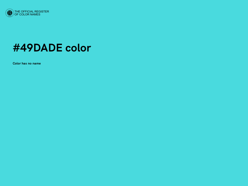 #49DADE color image
