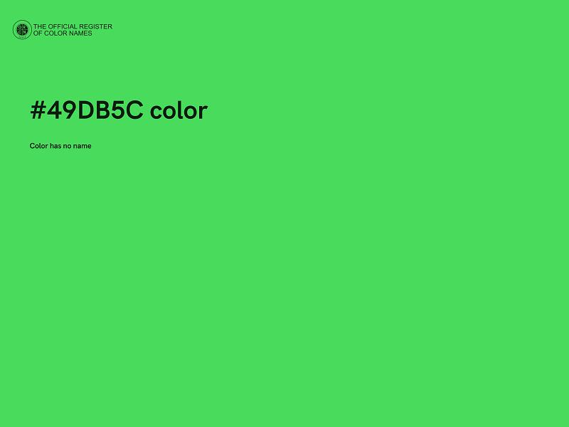 #49DB5C color image