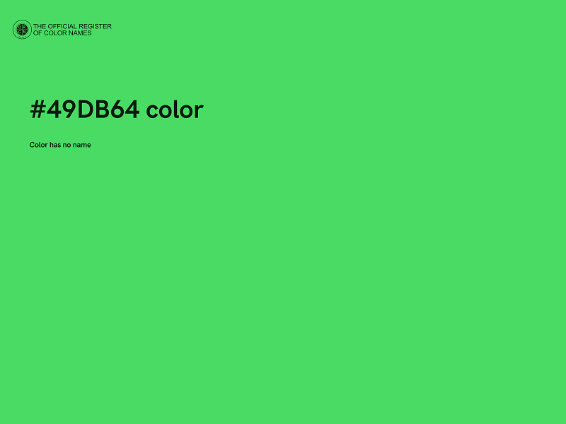 #49DB64 color image