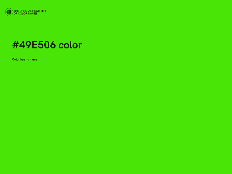 #49E506 color image