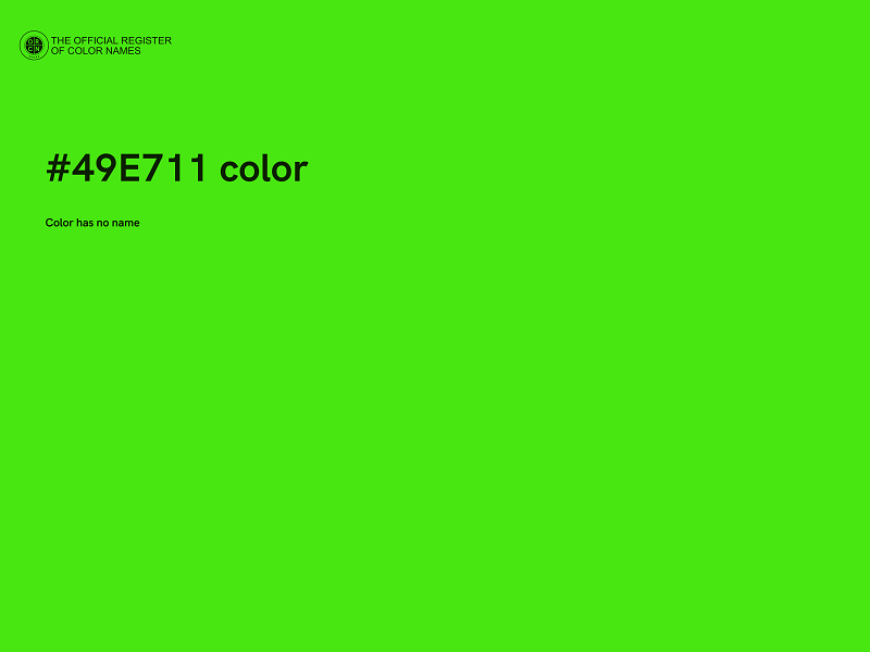 #49E711 color image