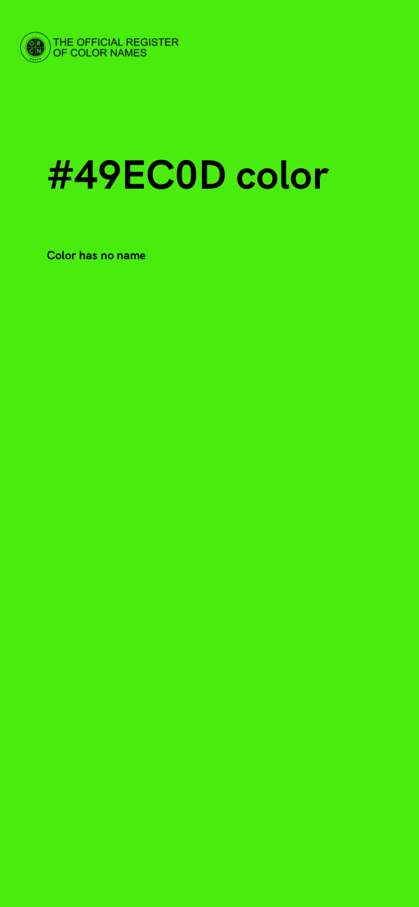 #49EC0D color image