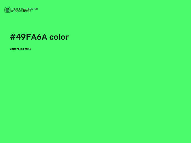 #49FA6A color image