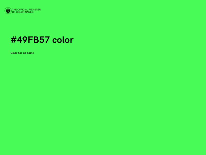 #49FB57 color image