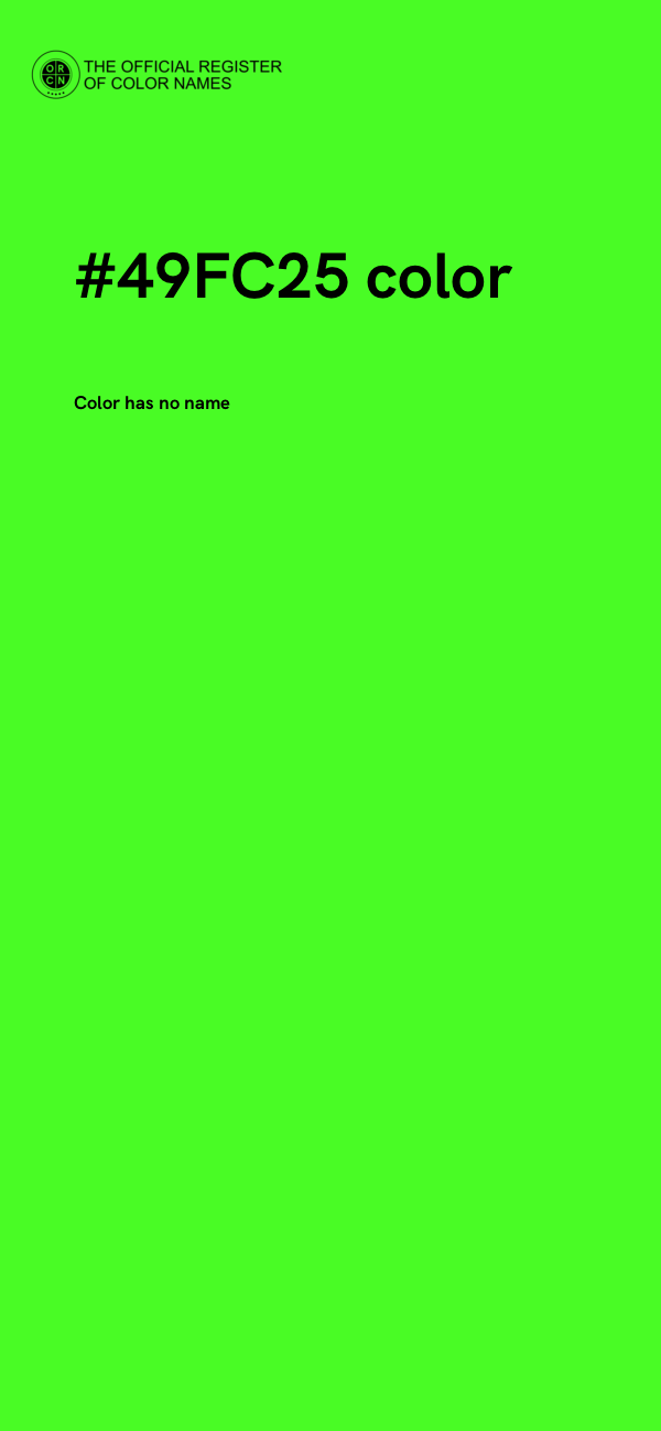 #49FC25 color image