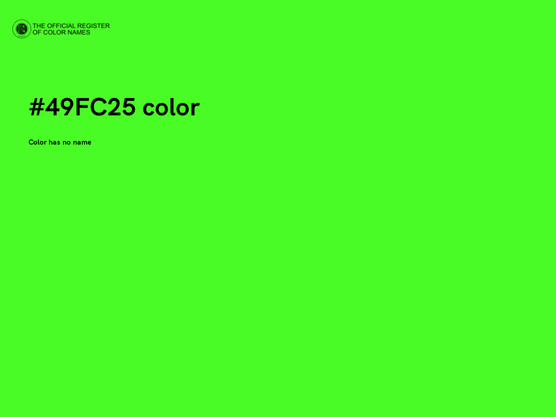 #49FC25 color image