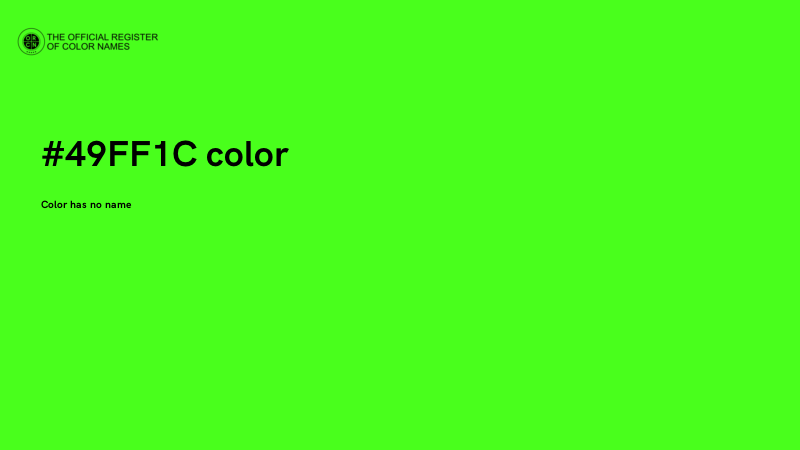 #49FF1C color image