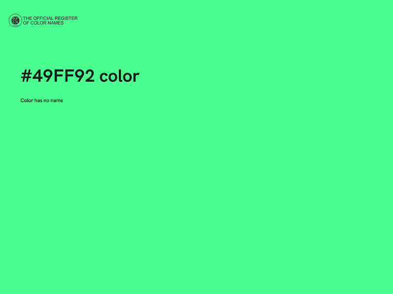 #49FF92 color image
