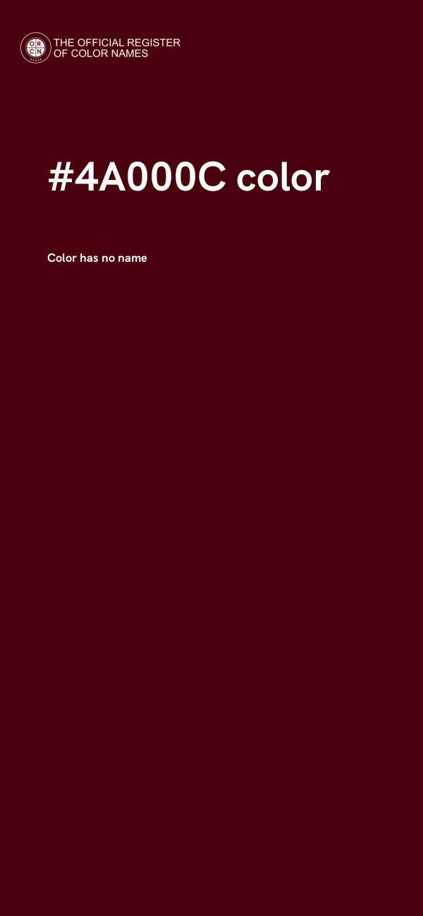 #4A000C color image