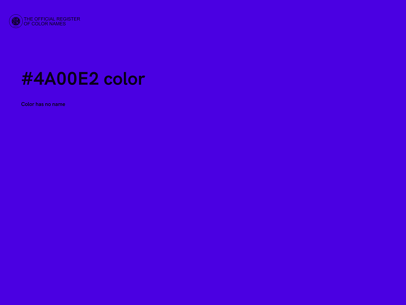 #4A00E2 color image