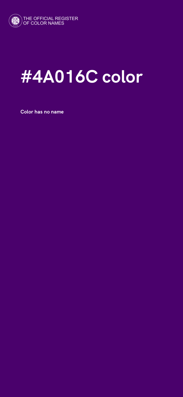 #4A016C color image