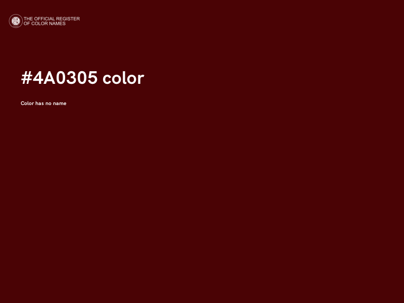 #4A0305 color image