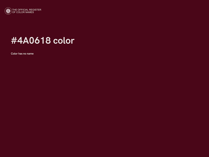 #4A0618 color image