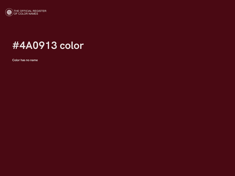 #4A0913 color image