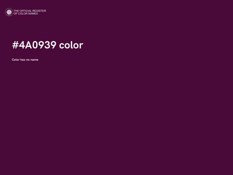 #4A0939 color image