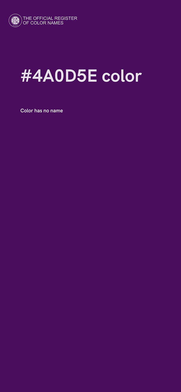 #4A0D5E color image