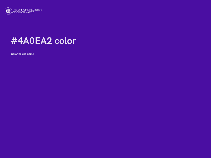 #4A0EA2 color image