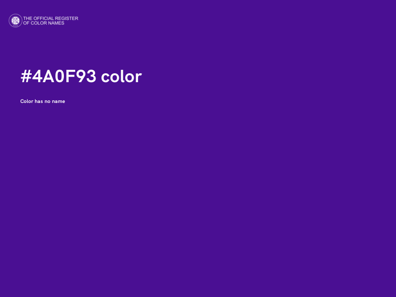 #4A0F93 color image
