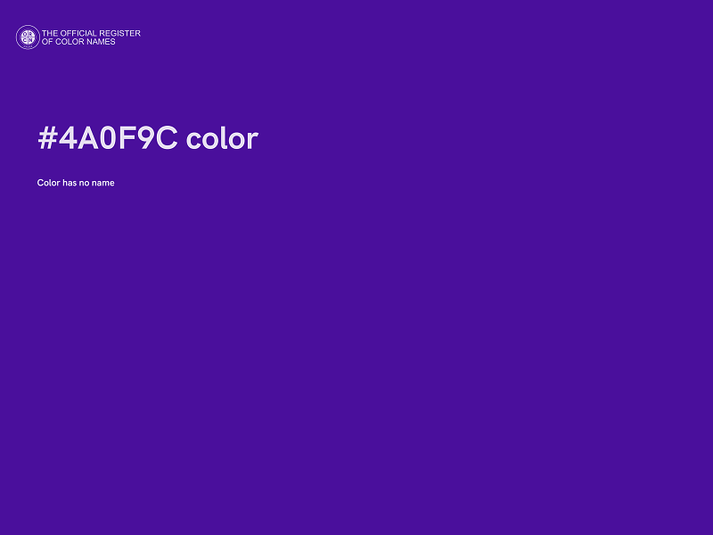 #4A0F9C color image