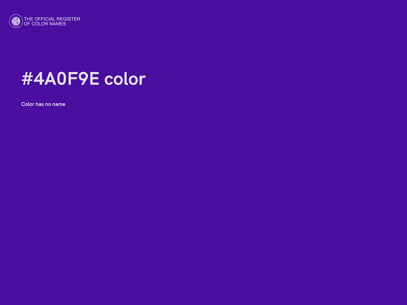 #4A0F9E color image