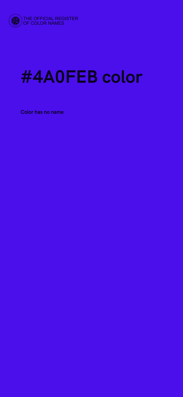 #4A0FEB color image