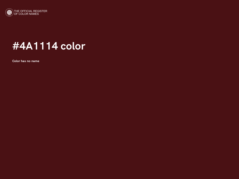 #4A1114 color image