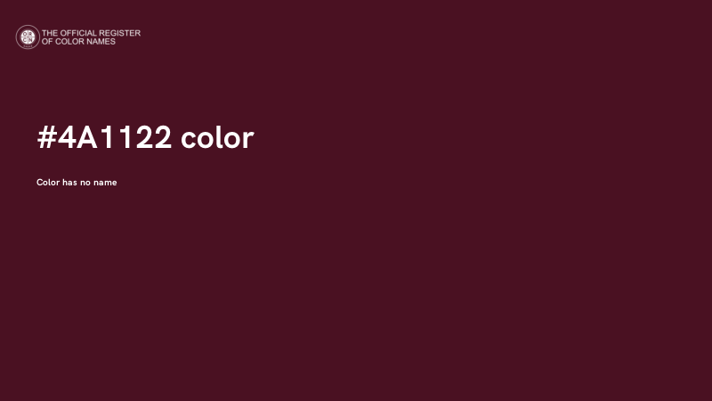 #4A1122 color image