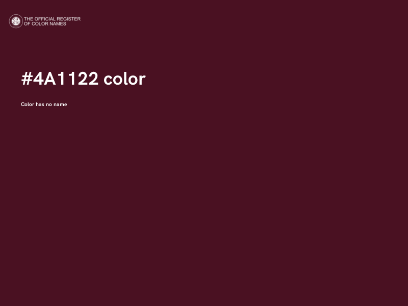 #4A1122 color image