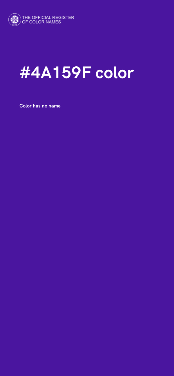 #4A159F color image