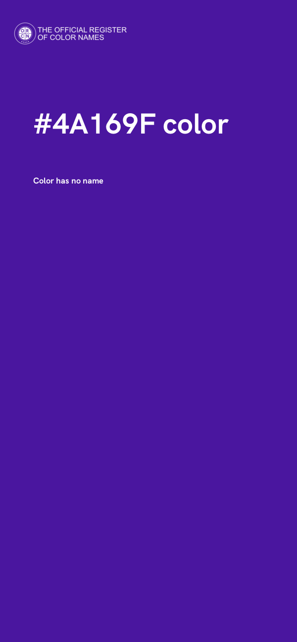 #4A169F color image