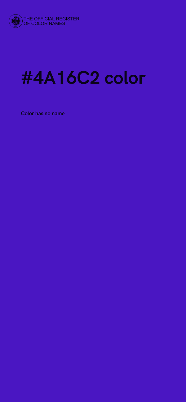 #4A16C2 color image