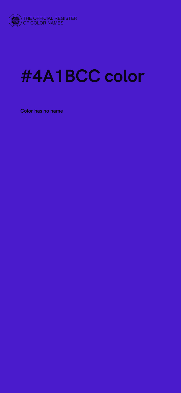 #4A1BCC color image