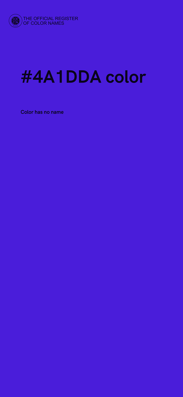 #4A1DDA color image