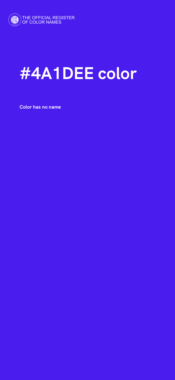 #4A1DEE color image