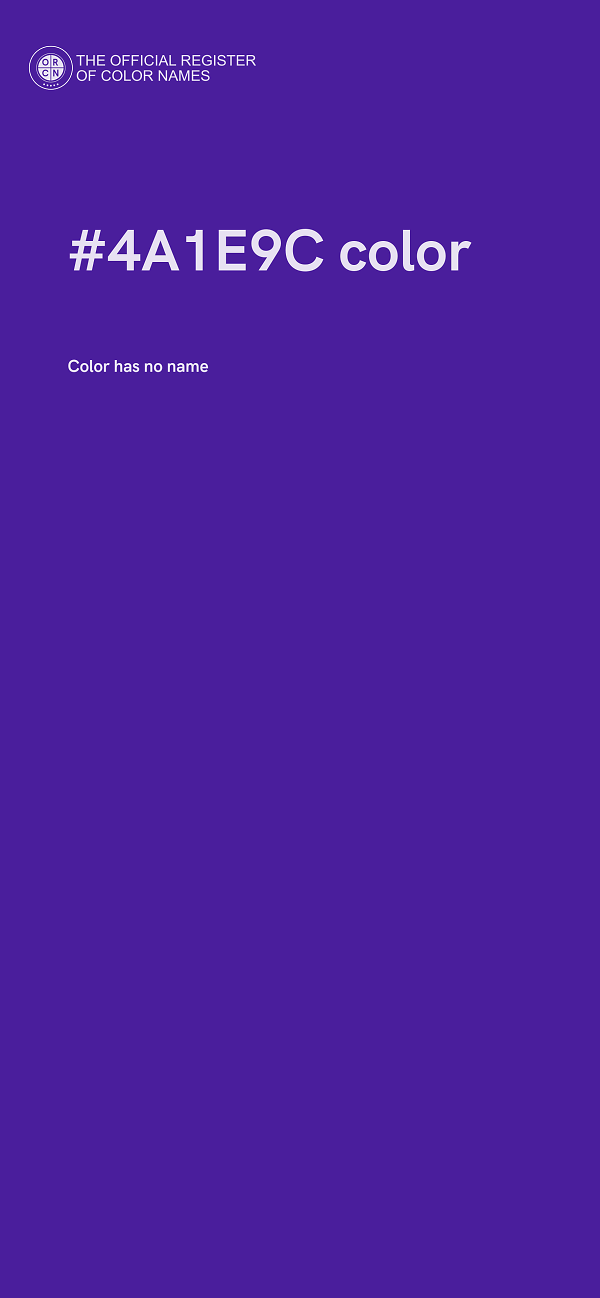 #4A1E9C color image