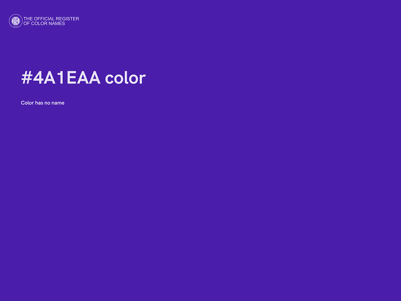 #4A1EAA color image