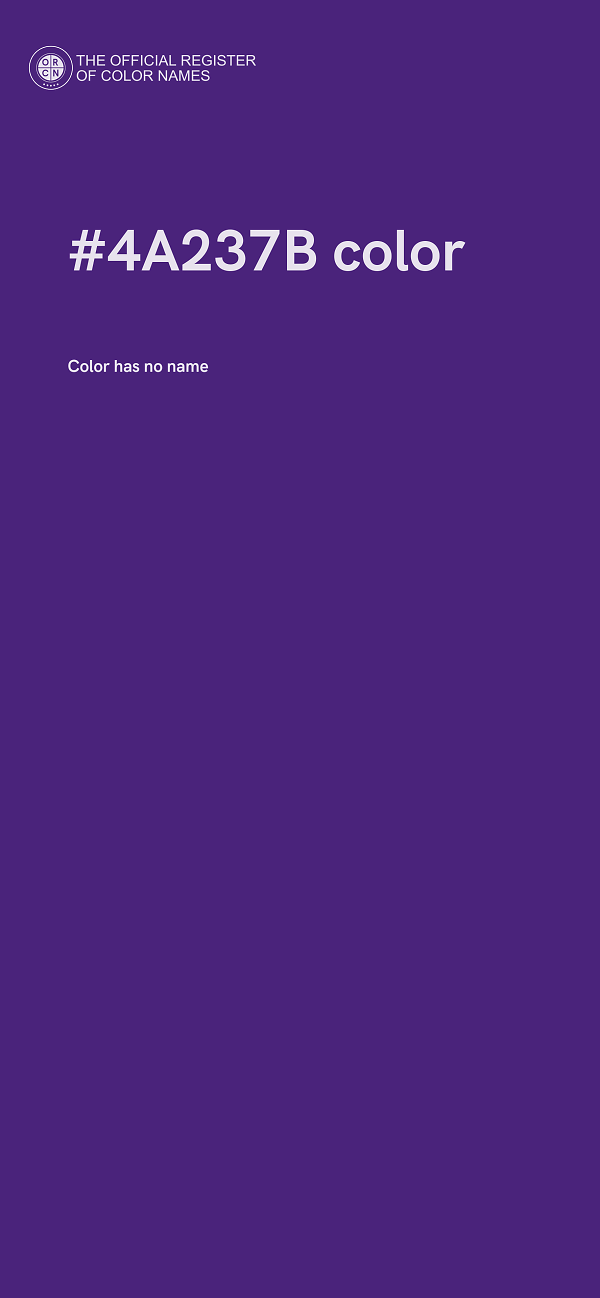 #4A237B color image