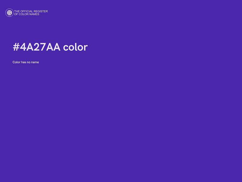 #4A27AA color image