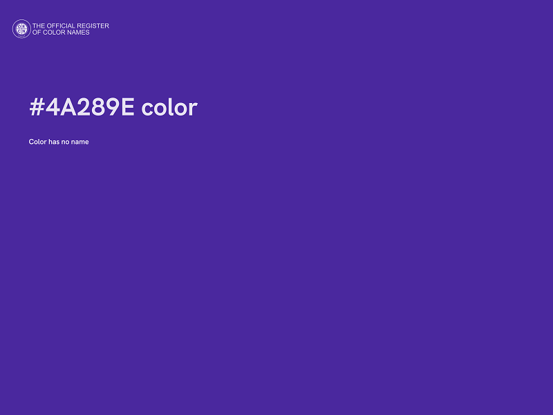 #4A289E color image