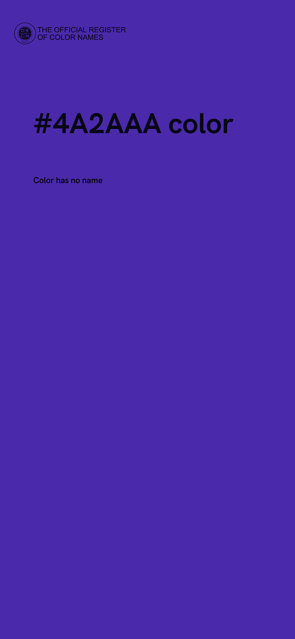 #4A2AAA color image