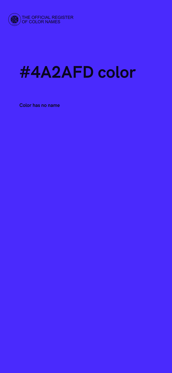 #4A2AFD color image